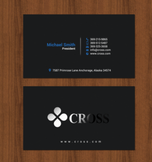 CROSS Business Card | Design de Carte de Visite par chandrayaan.creative