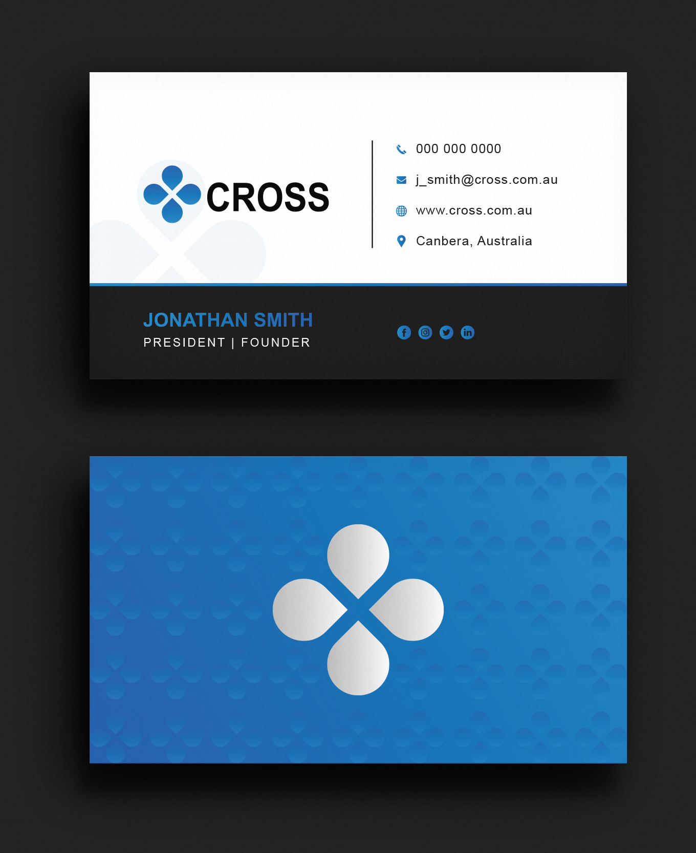 Business Card Design by Bold Pixels for XBANK | Design #21647348