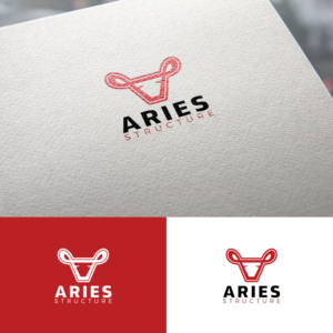 Aries Structure | Logo Design by Gisella Guzmán