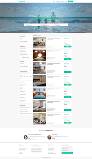 Sustainotrip webpage design | Web Design by Kingdom Vision