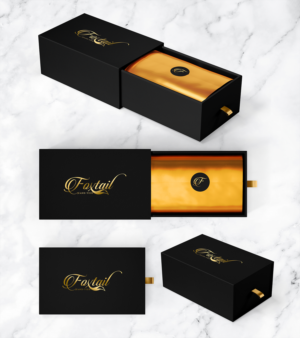 Foxtail Hand-tied hair extensions packaging | Diseño de Empaque por Pinky 