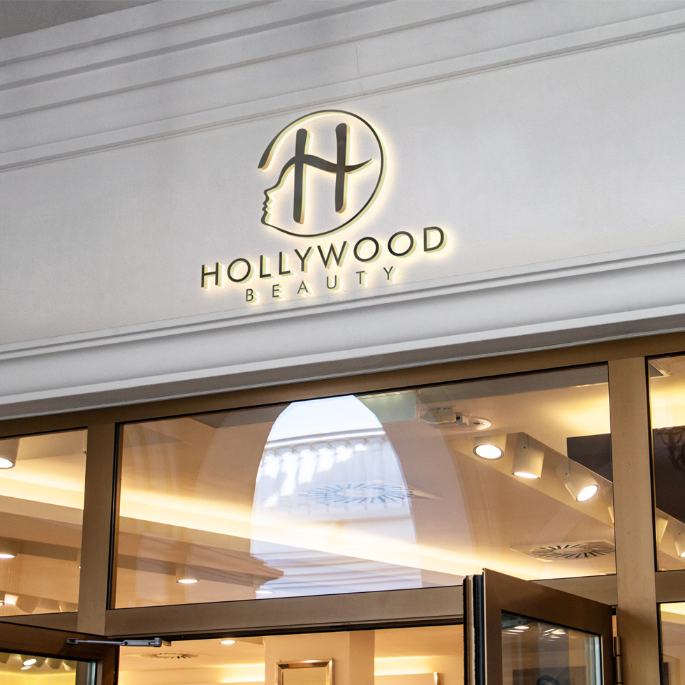 Logo Design by WeiArts for hollywood beauty | Design #21699421