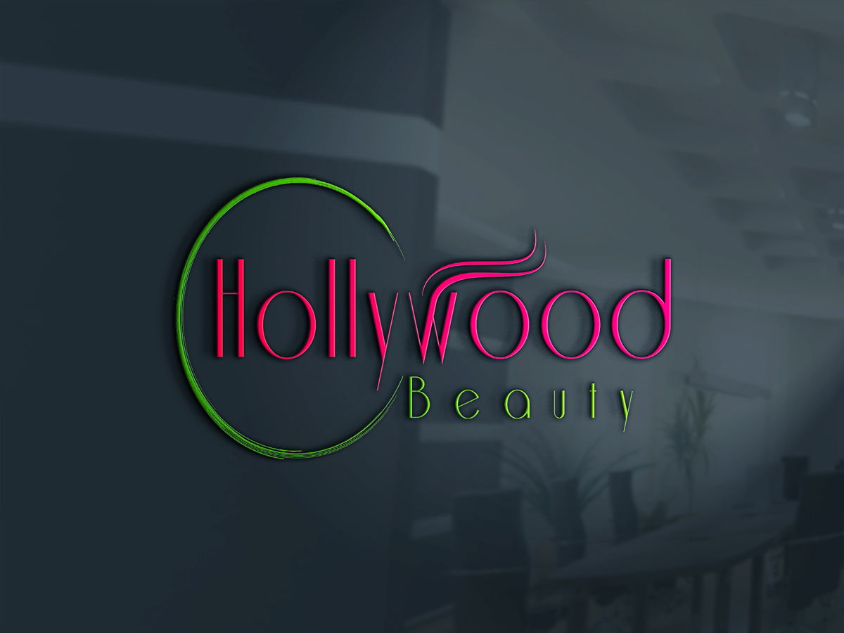 Logo Design by creativerahman82 2 for hollywood beauty | Design #21646410