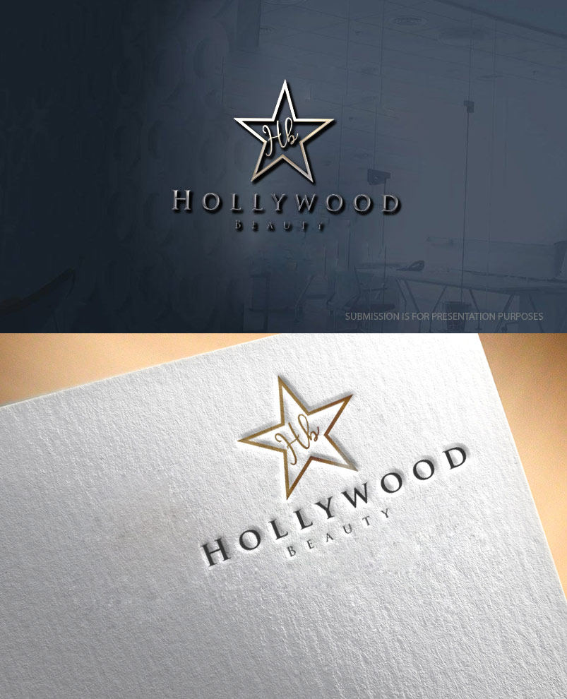 Logo Design by graphicevolution for hollywood beauty | Design #21647688