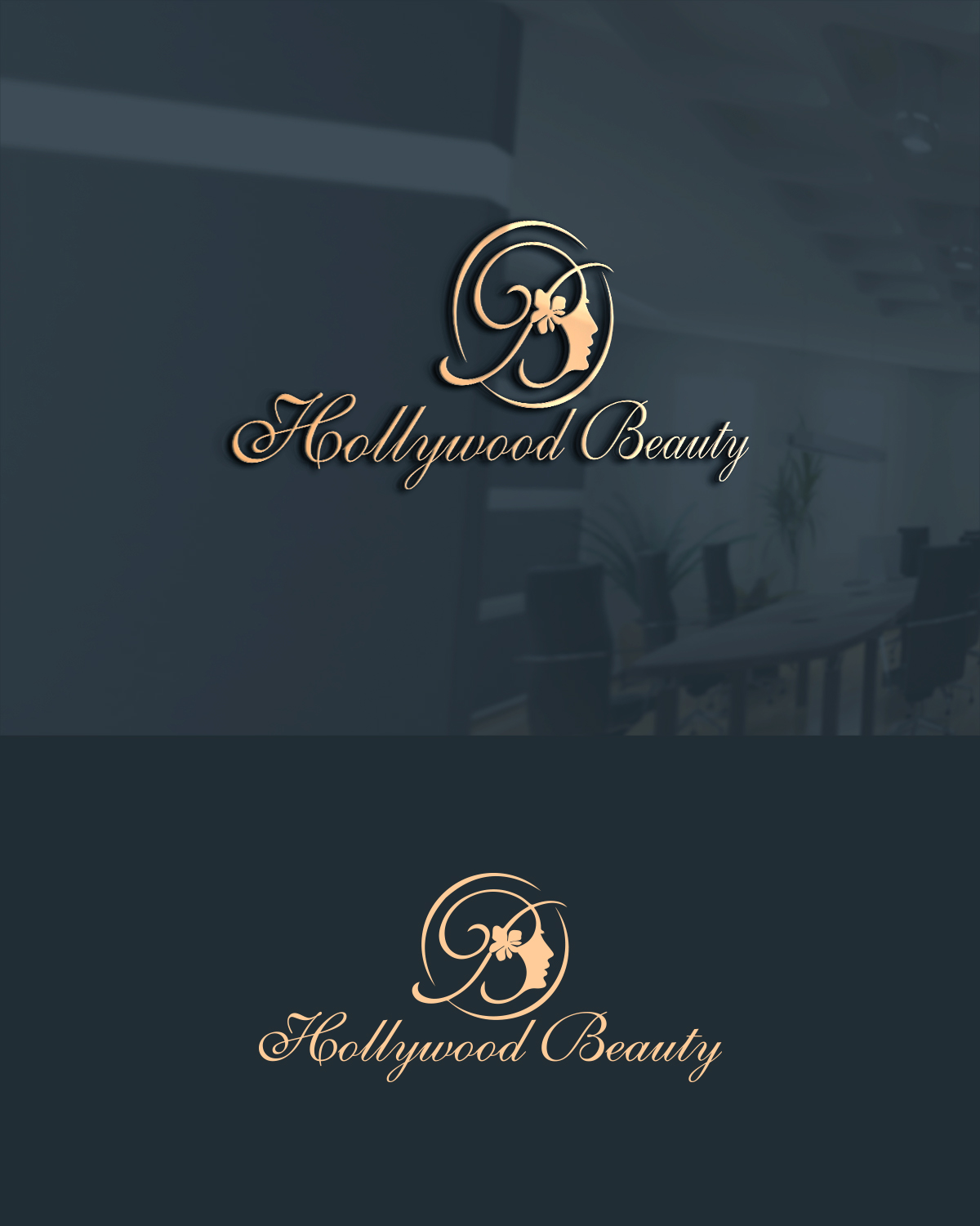 Logo Design by RedLine 3 for hollywood beauty | Design #21657941