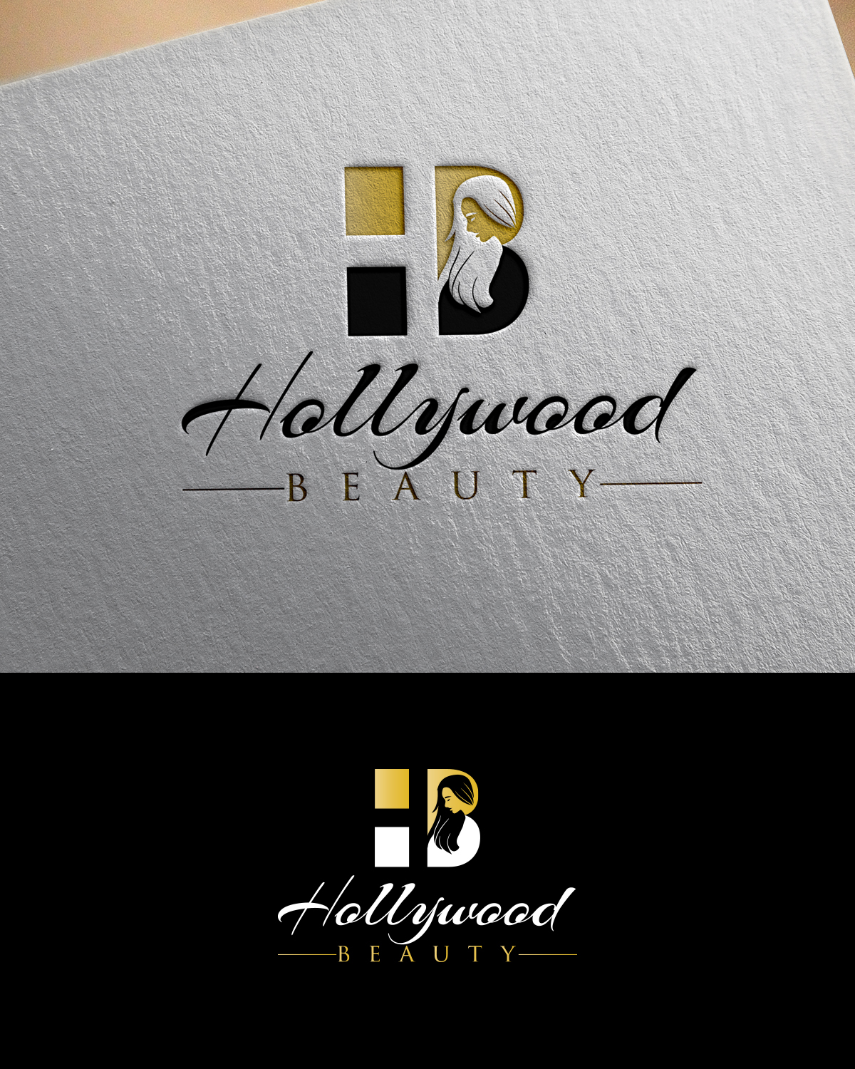 Logo Design by RedLine 3 for hollywood beauty | Design #21668929