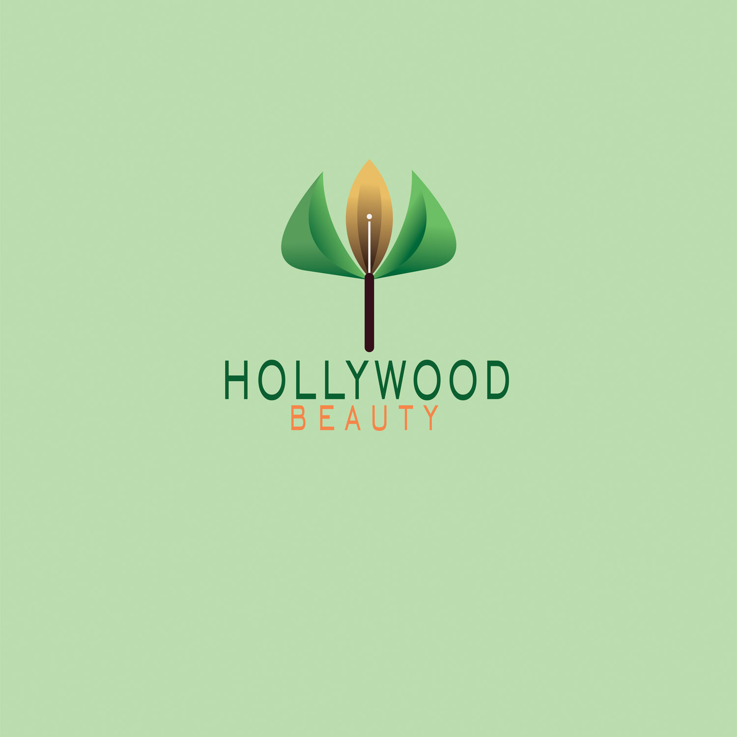 Logo Design by romi robiansyah 2 for hollywood beauty | Design #21658523