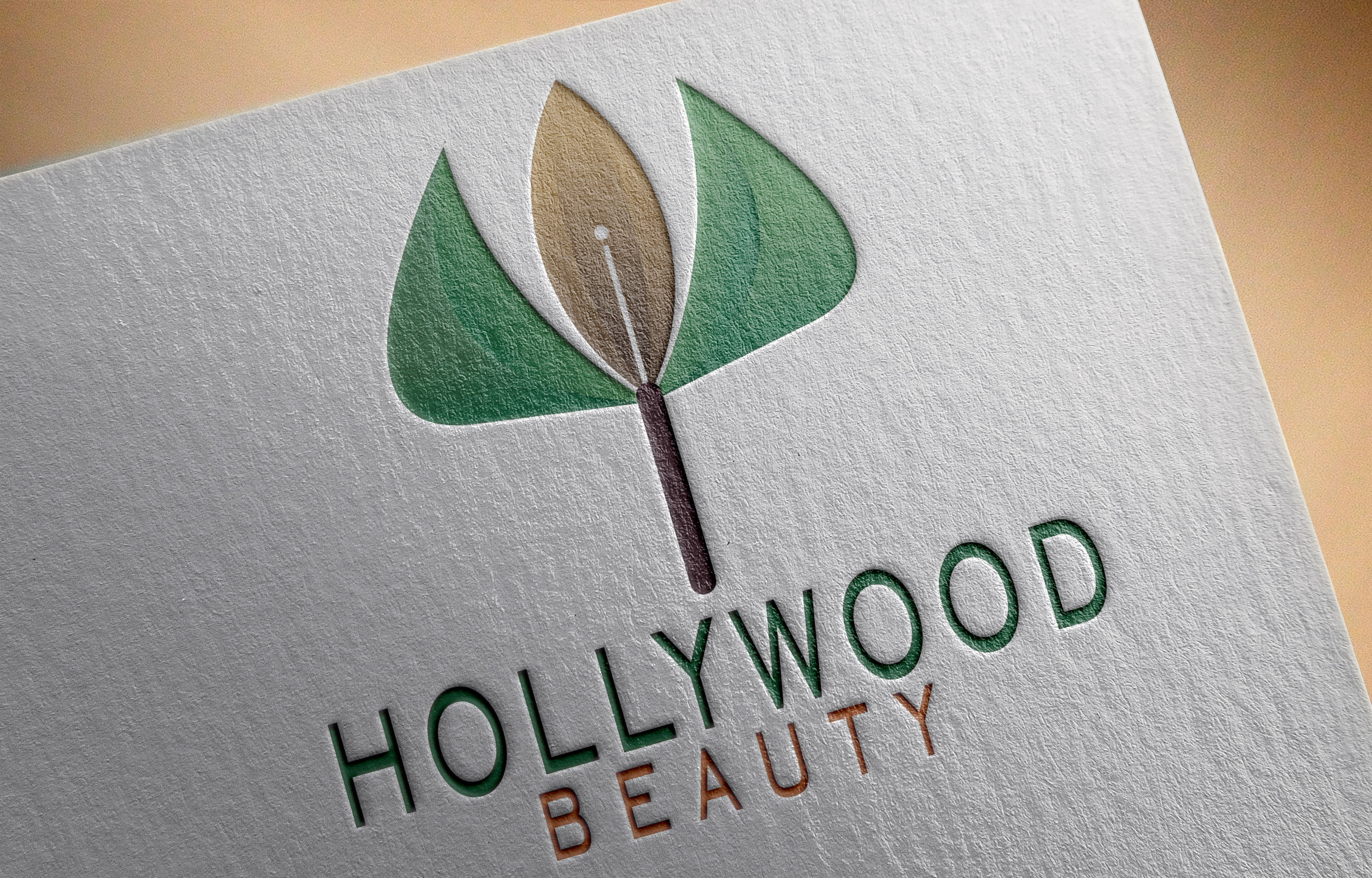 Logo Design by romi robiansyah 2 for hollywood beauty | Design #21658524
