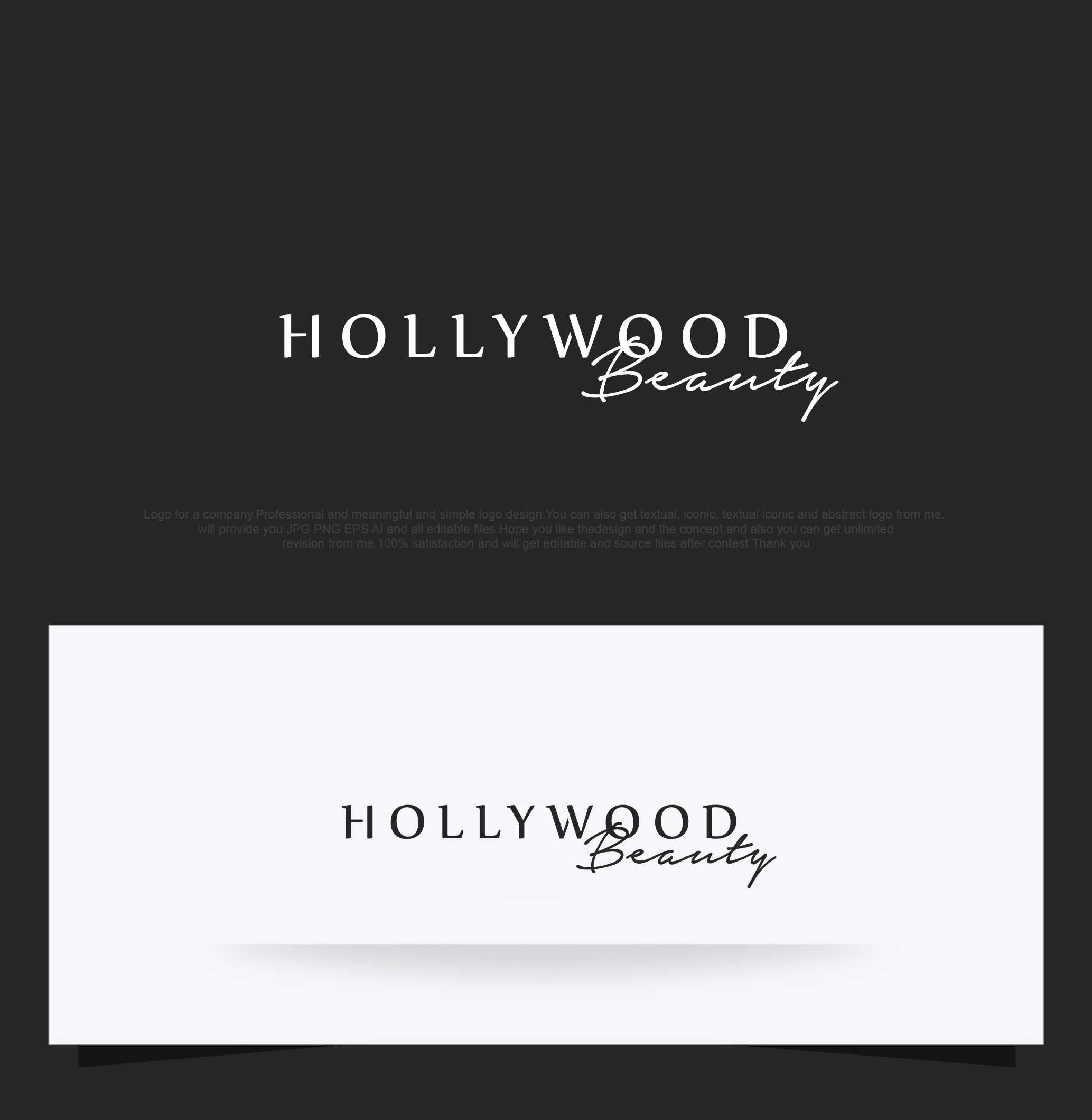Logo Design by OviBanik for hollywood beauty | Design #21685296