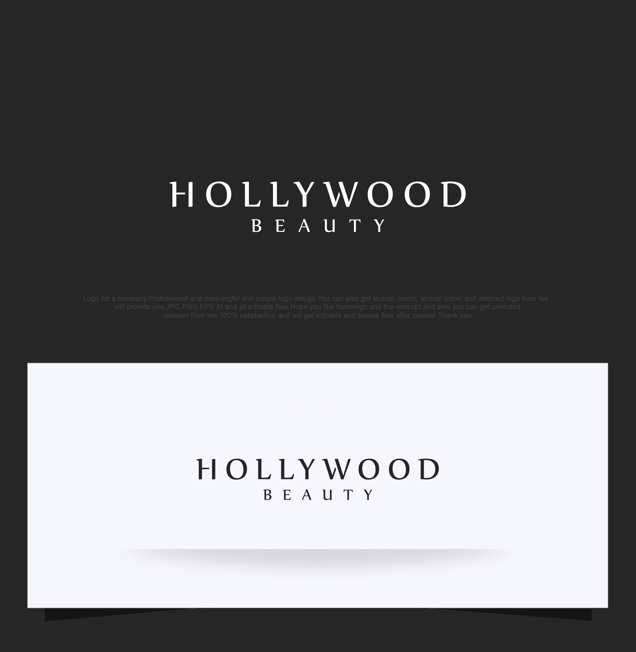 Logo Design by OviBanik for hollywood beauty | Design #21685297