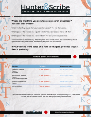 Design 3 attractive product menus (Word docs) | Graphic Design by Riaz786