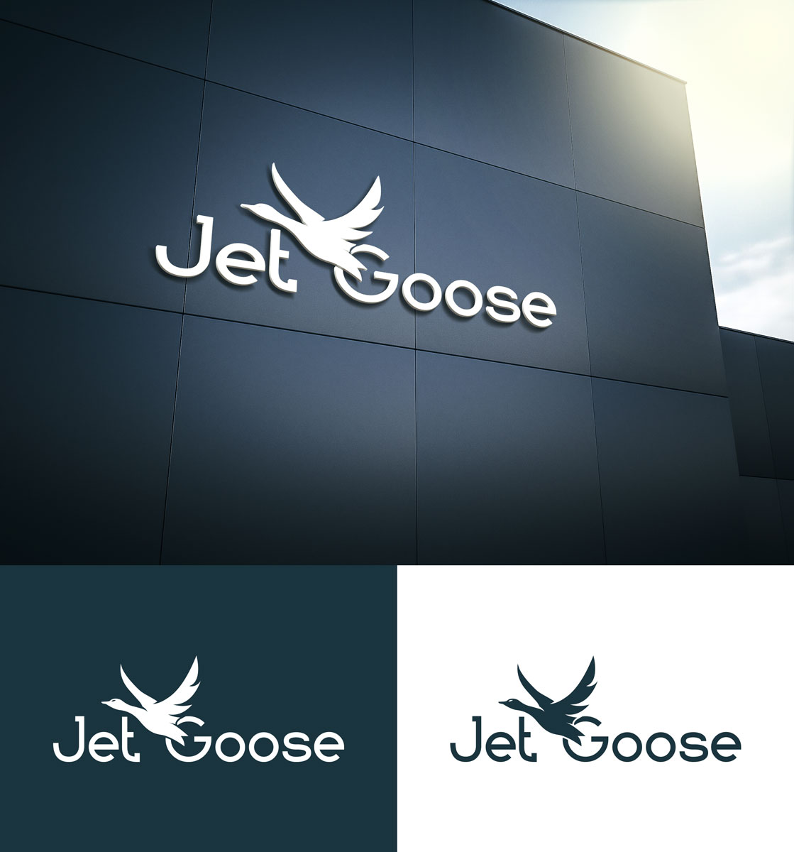 Logo Design by DesignConnection Impressive Sol for Jet Goose | Design: #21646800