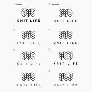 Knit Life  | Logo Design by adelvalle
