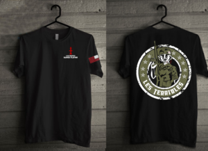 Badger platoon T-shirt’s  for deploying army unit  | Diseño de Camiseta por creative gravity
