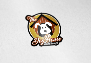 The dog house sports lounge | Logo Design by Roger B.