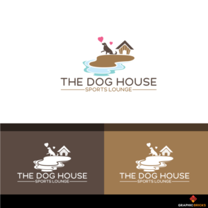 The dog house sports lounge | Logo Design by Graphic Bricks