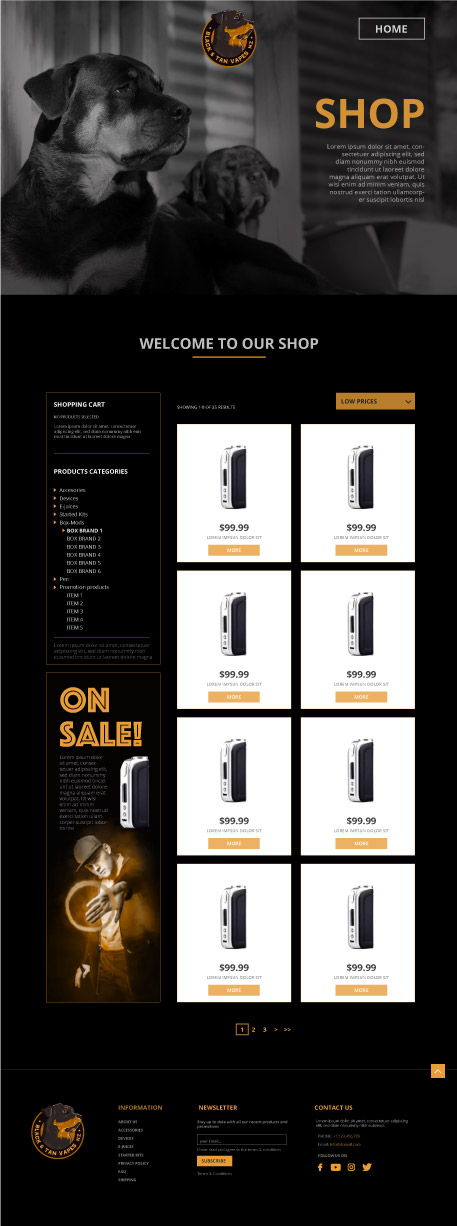 Web Design par lionx pour ce projet | Design #21668552