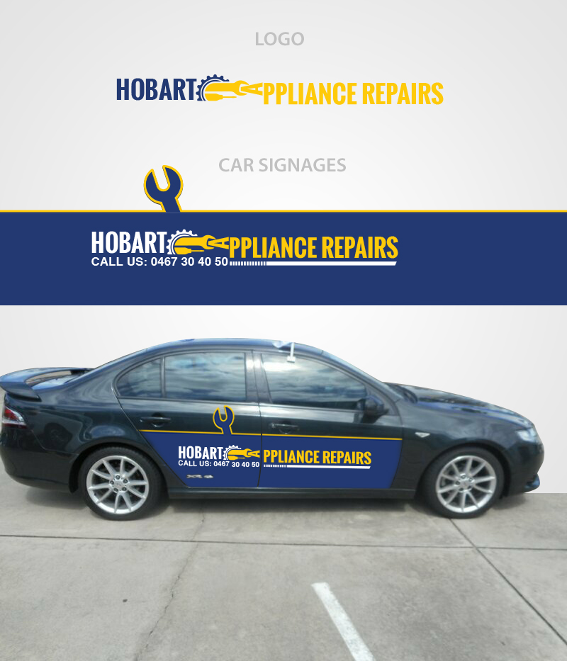 Logo Design by Intro Base for Hobart Appliance Repairs | Design #21707380