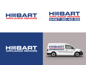 Logo Design by Slant Line Media for Hobart Appliance Repairs | Design: #21648260