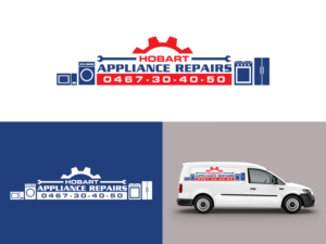 Logo Design by Slant Line Media for Hobart Appliance Repairs | Design: #21656052