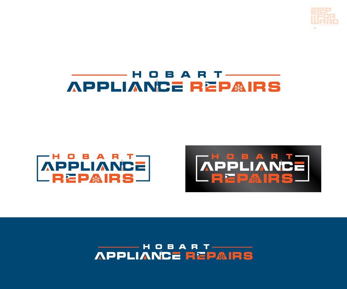 Logo Design by step forward 2 for Hobart Appliance Repairs | Design #21655877