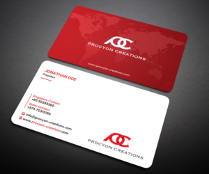 Business card for a Exhibition booth fabrication company | Business Card Design by Designers Hub