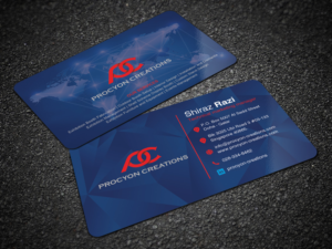 Business card for a Exhibition booth fabrication company | Business Card Design by Sandaruwan