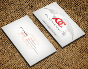Business card for a Exhibition booth fabrication company | Business Card Design by Riz'
