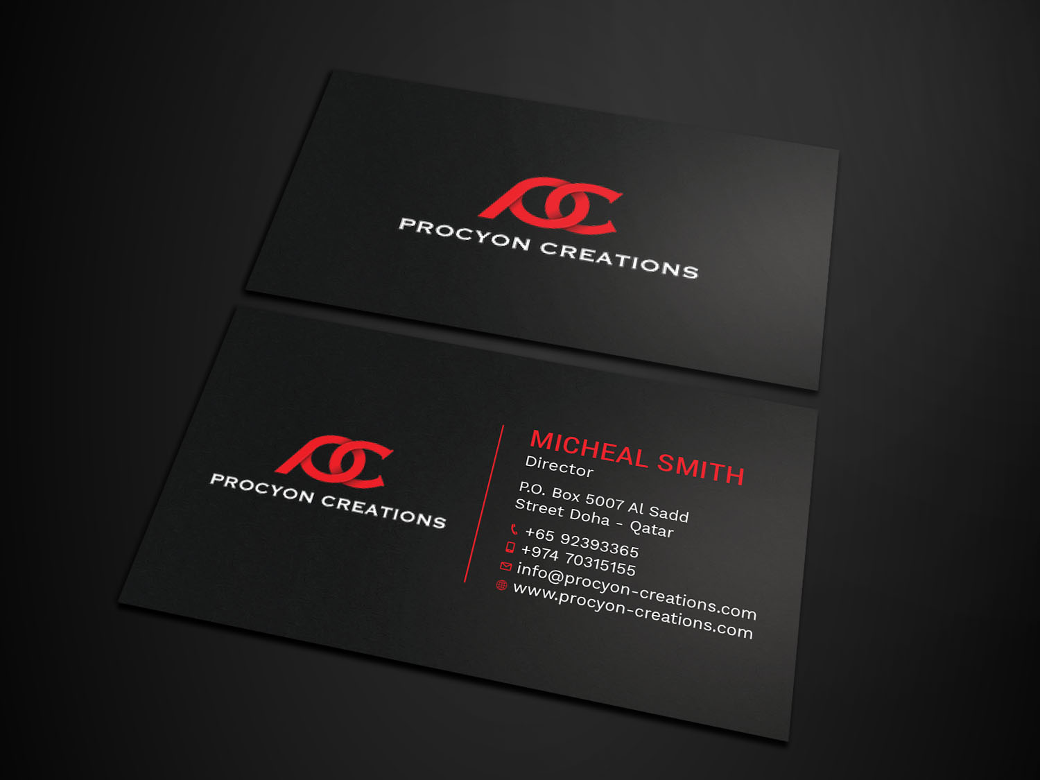 Diseño de Tarjeta de Presentación por Tripti Ranjan Gain para este proyecto | Diseño #21698995