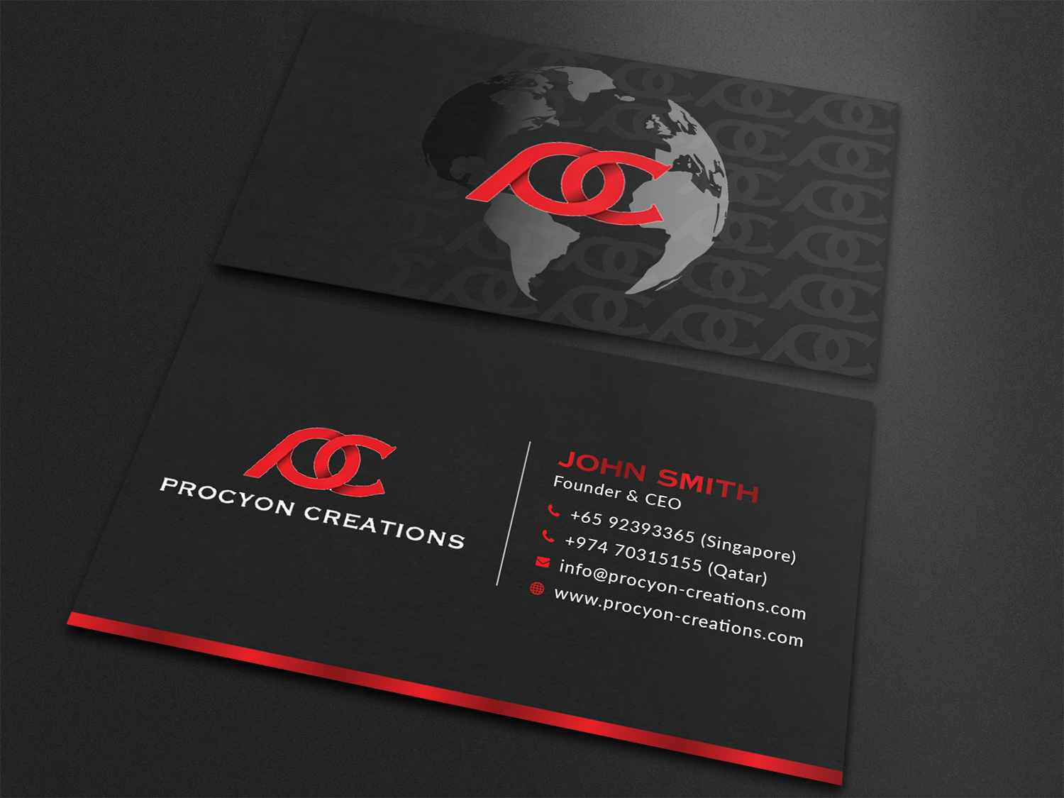 Diseño de Tarjeta de Presentación por Bold Pixels para este proyecto | Diseño #21657734