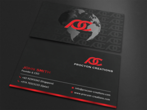 Business card for a Exhibition booth fabrication company | Business Card Design by Bold Pixels