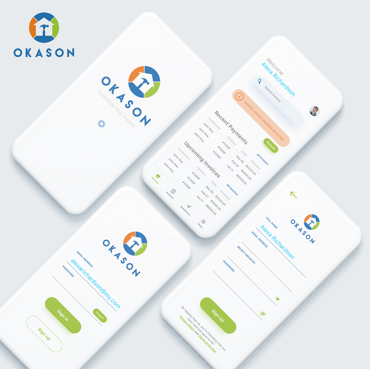 App Design by AppGeek for Okason Software | Design #21689705