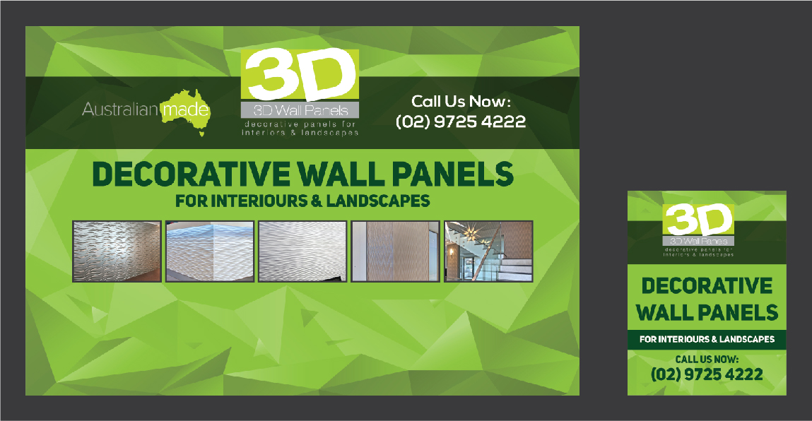Trade Show Booth Design by Deziners Zone for 3D Wall Panels  | Design #21647593