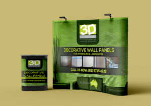 Messestand-Design von Deziners Zone für 3D Wall Panels  | Design: #21647594