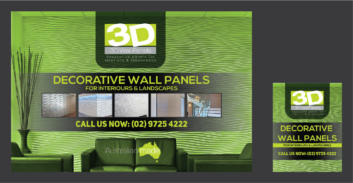 Diseño de Stand de Feria por Deziners Zone para 3D Wall Panels  | Diseño #21647595