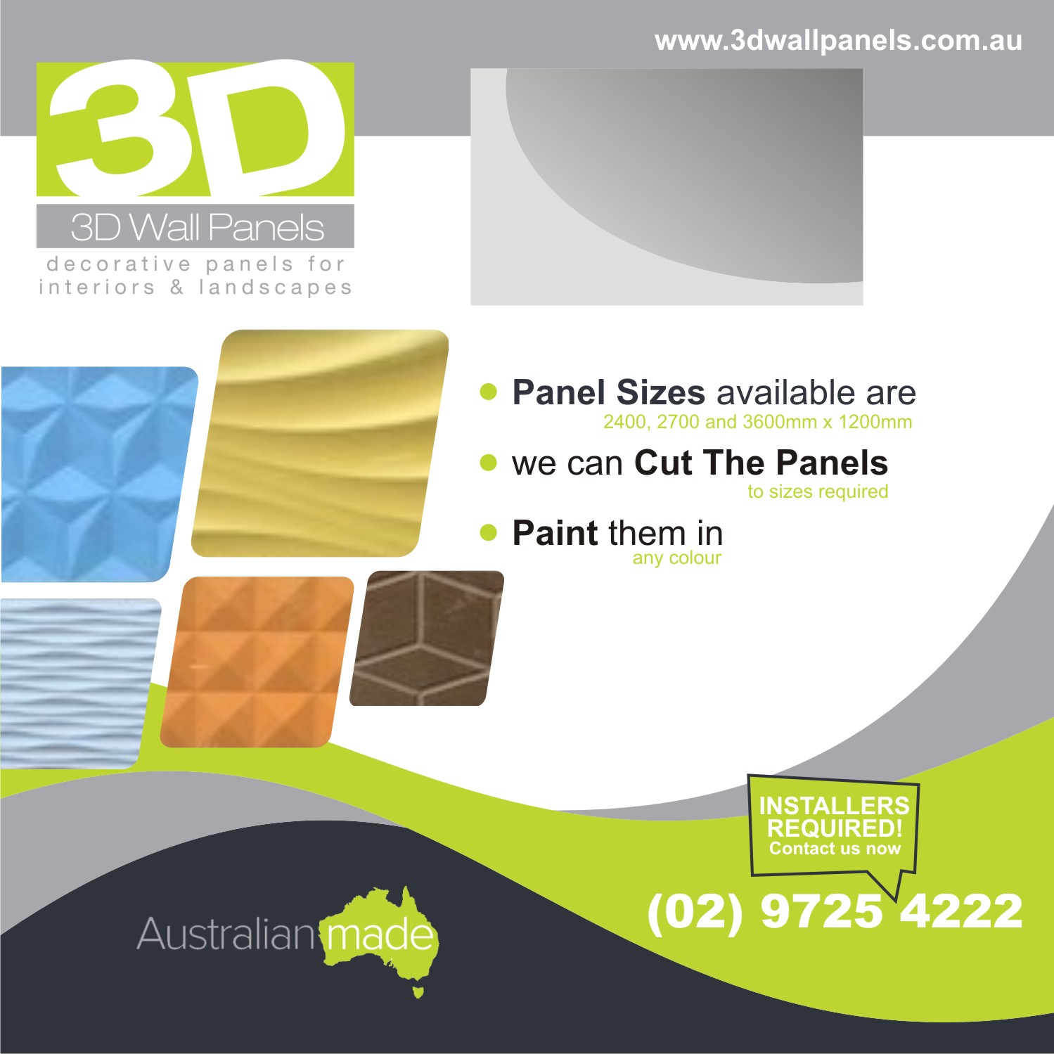 Diseño de Stand de Feria por DG+ para 3D Wall Panels  | Diseño #21692894