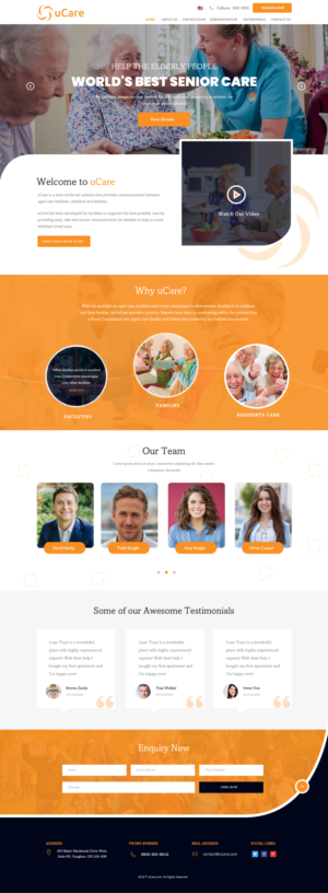 uCare - Helping to Deliver Excellence in Aged Care | Web Design by WebPixel