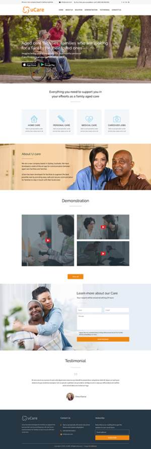 uCare - Helping to Deliver Excellence in Aged Care | Web Design by Da Miracle