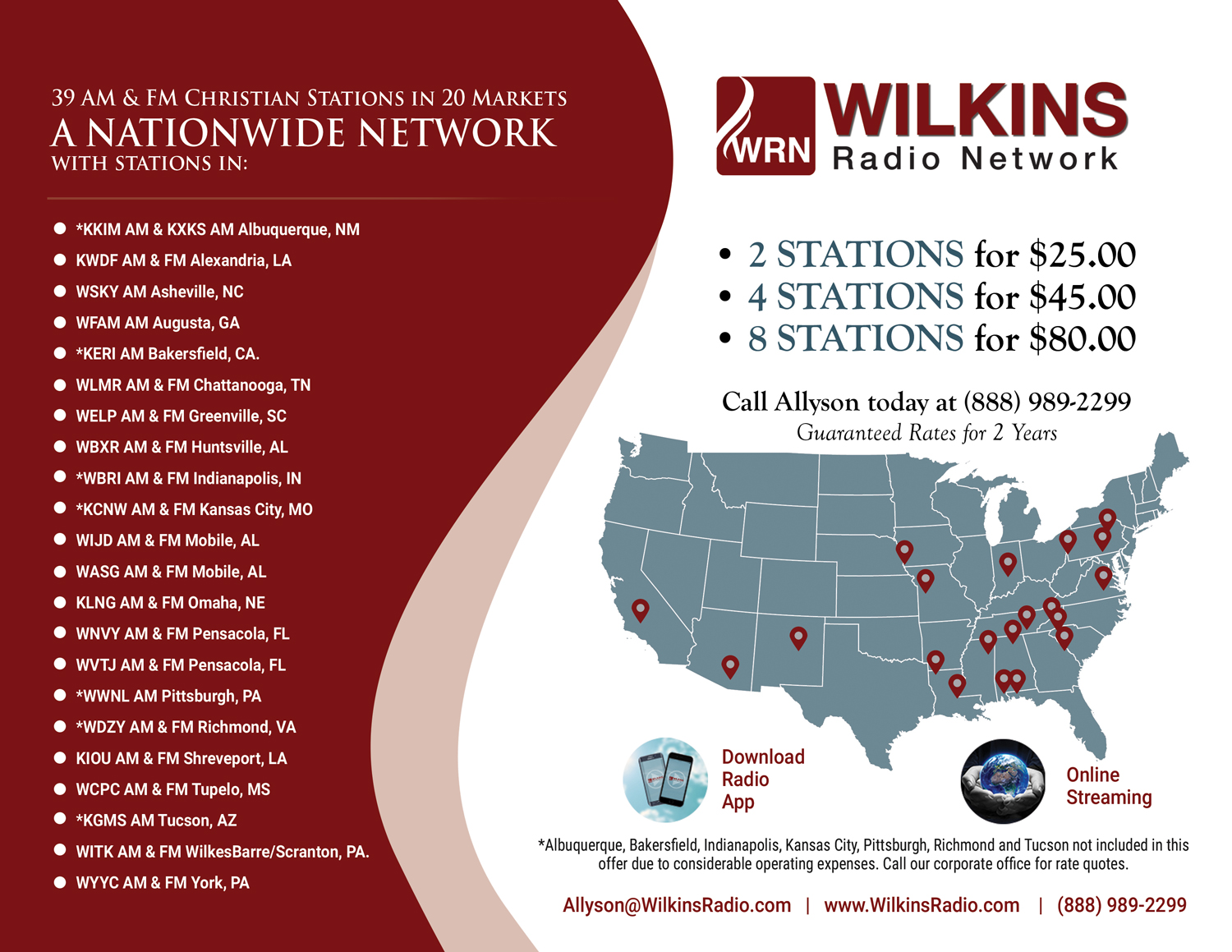 Flyer Design by uk for Wilkins Radio Network | Design #21654495