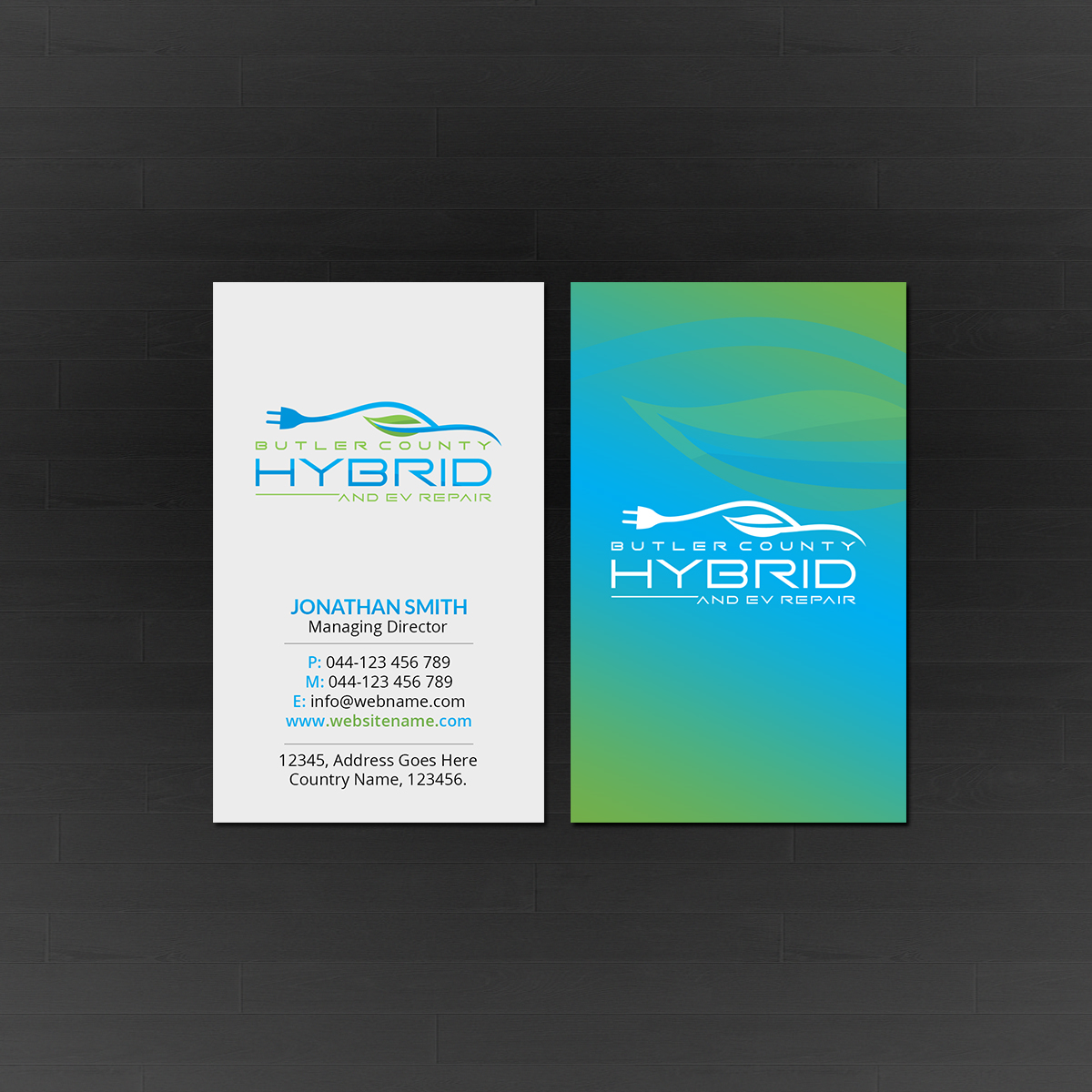 Visitenkarten-Design von Creations Box 2015 für Butler County Hybrid | Design #21654855