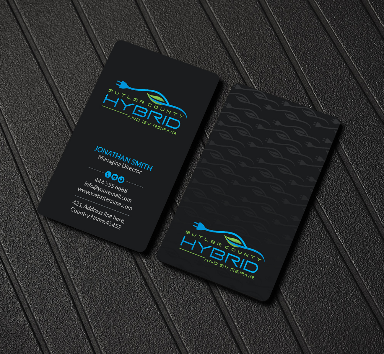 Visitenkarten-Design von Creations Box 2015 für Butler County Hybrid | Design #21654867