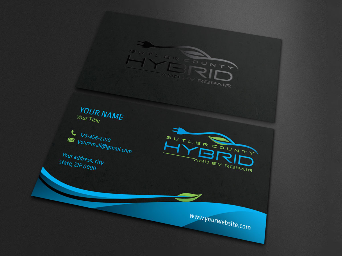 Business Card Design by LAXMI DESIGNHUB for Butler County Hybrid | Design #21651776