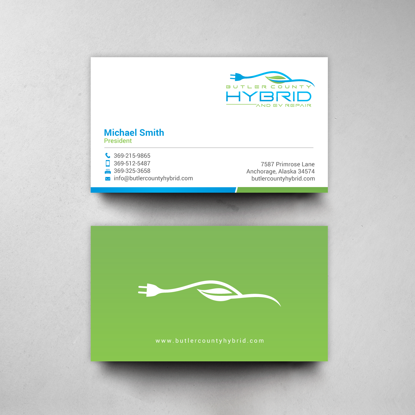 Design de Carte de Visite par chandrayaan.creative pour Butler County Hybrid | Design #21673845