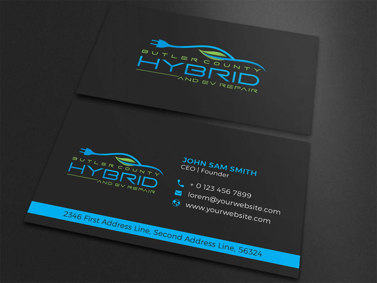 Visitenkarten-Design von Moumita_ für Butler County Hybrid | Design #21654267
