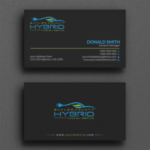 Visitenkarten-Design von Sujan4art für Butler County Hybrid | Design: #21649255