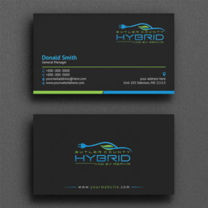 Visitenkarten-Design von Sujan4art für Butler County Hybrid | Design: #21649259