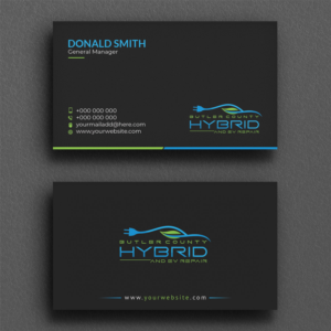 Visitenkarten-Design von Sujan4art für Butler County Hybrid | Design: #21649261