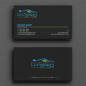 Visitenkarten-Design von Sujan4art für Butler County Hybrid | Design: #21649266