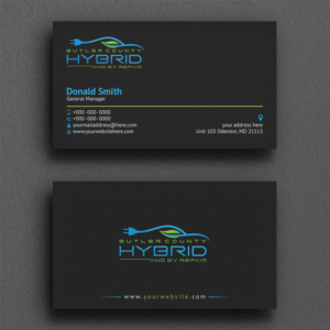 Visitenkarten-Design von Sujan4art für Butler County Hybrid | Design: #21649271