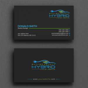 Visitenkarten-Design von Sujan4art für Butler County Hybrid | Design: #21649273